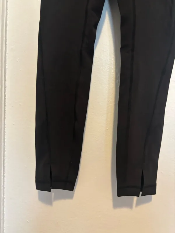 NWT lululemon Wunder Train HR Tight 25” Hem Split - Size 2 / Black - Image 5