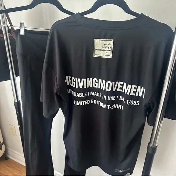 The Giving Movement T-Shirt + Flared Leggings Set - Image 2