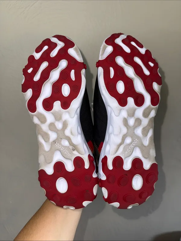 Nike React Element 55 Black Red White Sneakers Women’s 6 - Image 6