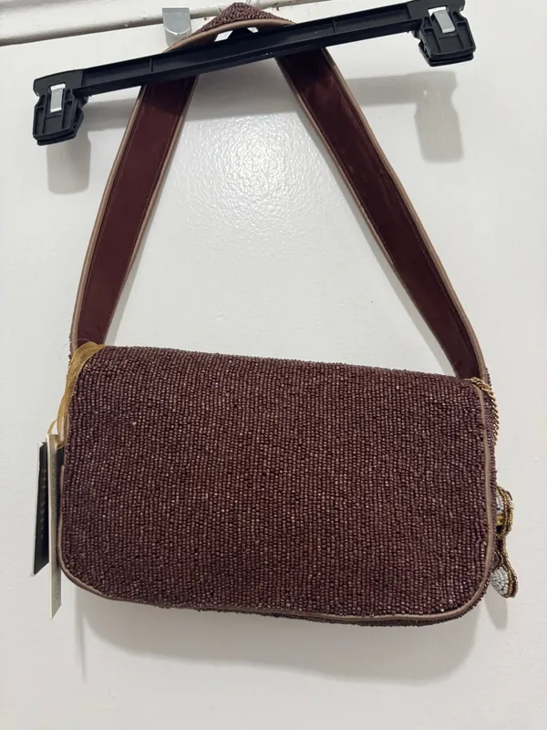Viral Chocolate Martini Beaded Bag Shoulder Bag - Image 4