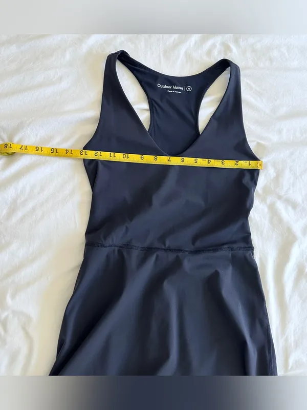 NWOT Outdoor Voices Volley Dress - Black - XS - Image 9