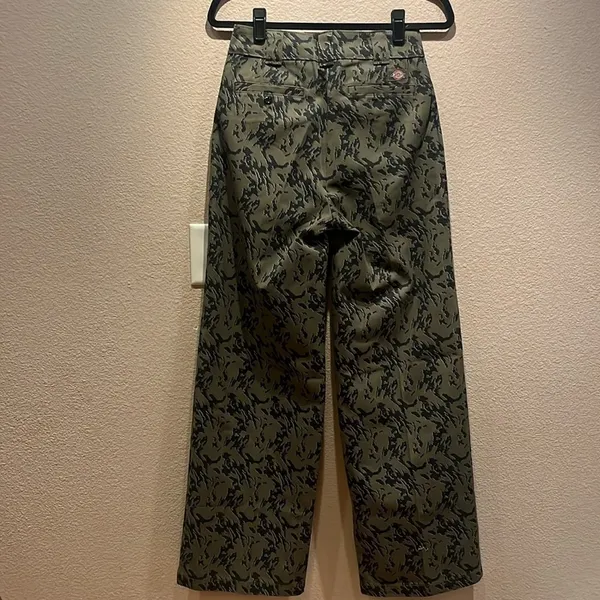 New Dickies Women's Drewsey High Rise Wide Leg Pants Size 26R NWT - Image 6