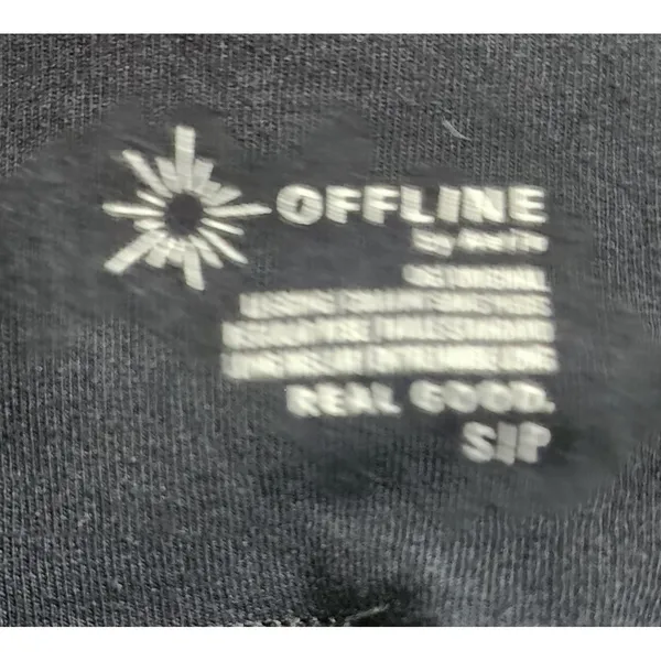 OFFLINE by Aerie High‎ Waisted Leggings Black Real Good Sip Women's Size Small - Image 3
