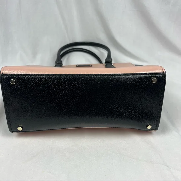 Kate Spade Jeanne Medium Leather Satchel Light Pink & Black - New w/o Tags - Image 3