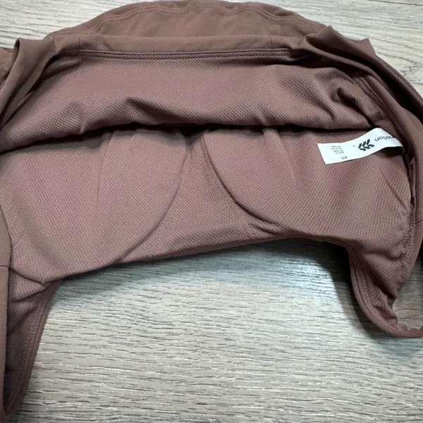 All‎ in Motion Womens Corset Sports Bra Brown Square Neck Curved Hem XSmall XS - Image 4