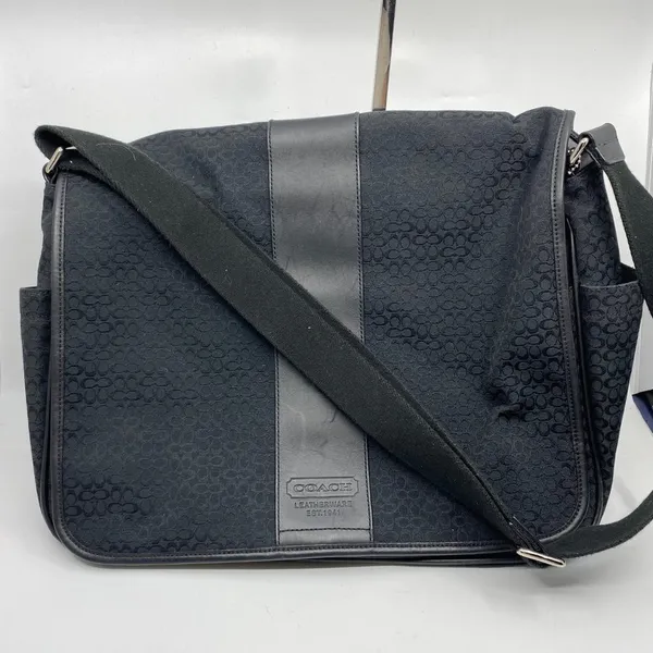 COACH Black Fabric Crossbody Bag - Image 2