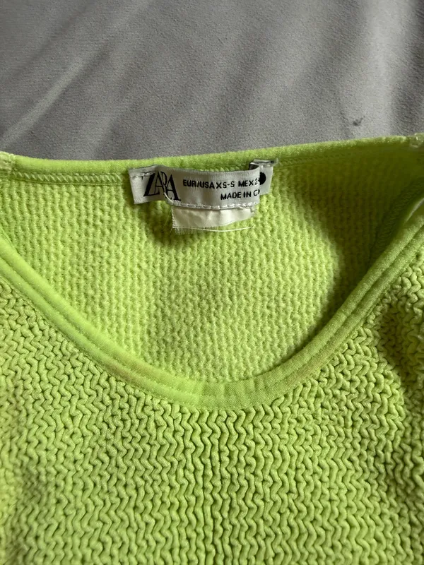 Zara green tank  - Image 2