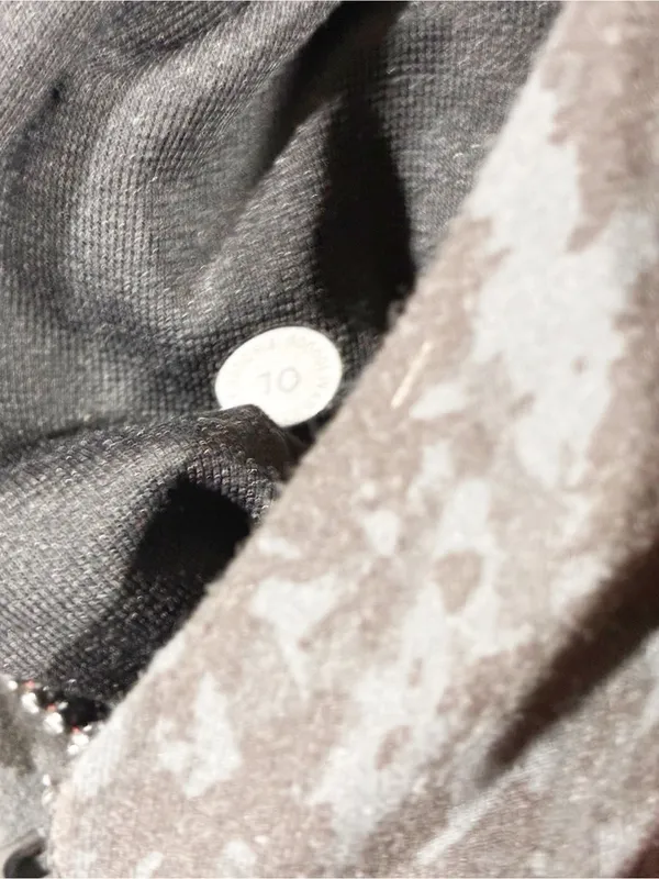 Lululemon Hooded Define Jacket Nulu Leopard Camo Deep Coal Multi Size 10 - Image 3