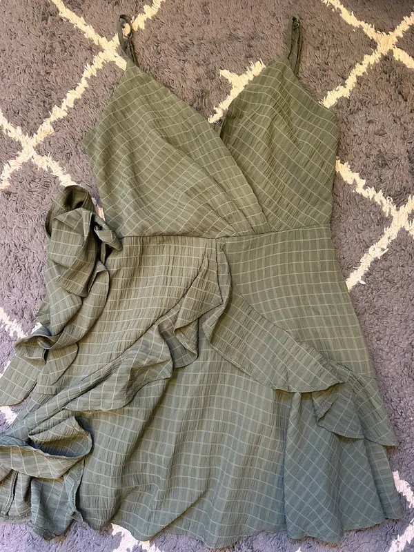 Altar'd State Olive Green Mini Dress - Image 2