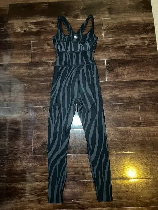Target DVF Zebra Racerback Jumpsuit Size XXS - Image 4