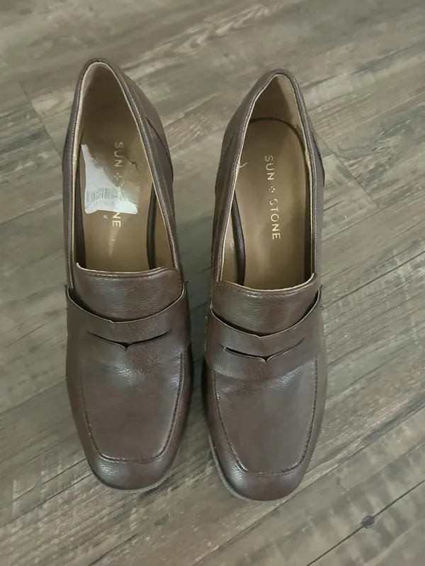 Sun and Stone Wedge Heeled Oxfords Women’s Size 9.5 - Image 8