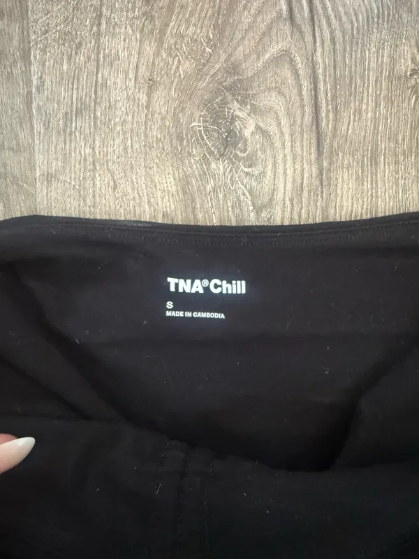 Aritzia TNA Black Halter Neck Tank Top  - Image 4