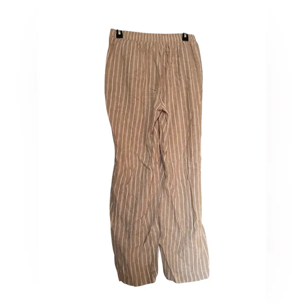 Briggs linen‎ blend pull on pants size S - Image 2