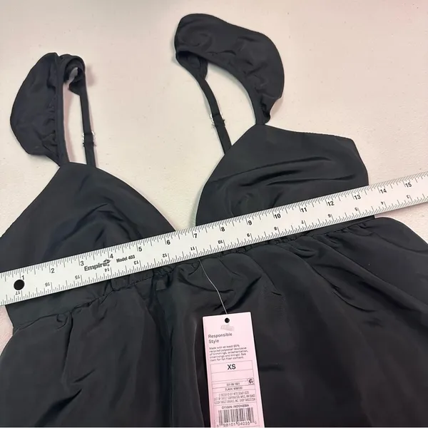 Wild Fable | Black Dress with‎ ruffle straps - Image 5