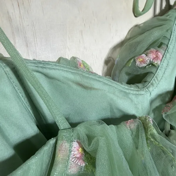Zapaka dress lavender tulle Prom dress floral embroidery corset bodice Size‎ 16W - Image 13