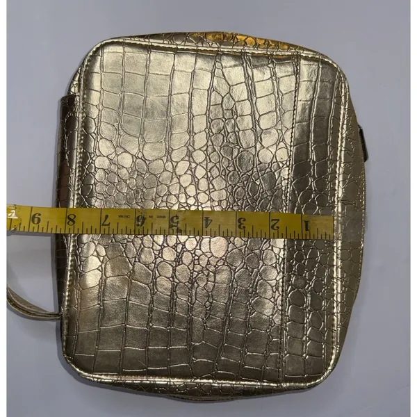 Montana West Bible Bag Gold Faux Diamonds Cross Spiritual Faith Church Study Zip - Image 15