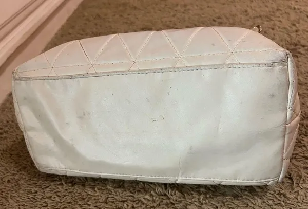 Cream / Ivory Large Purse Tan - Image 7