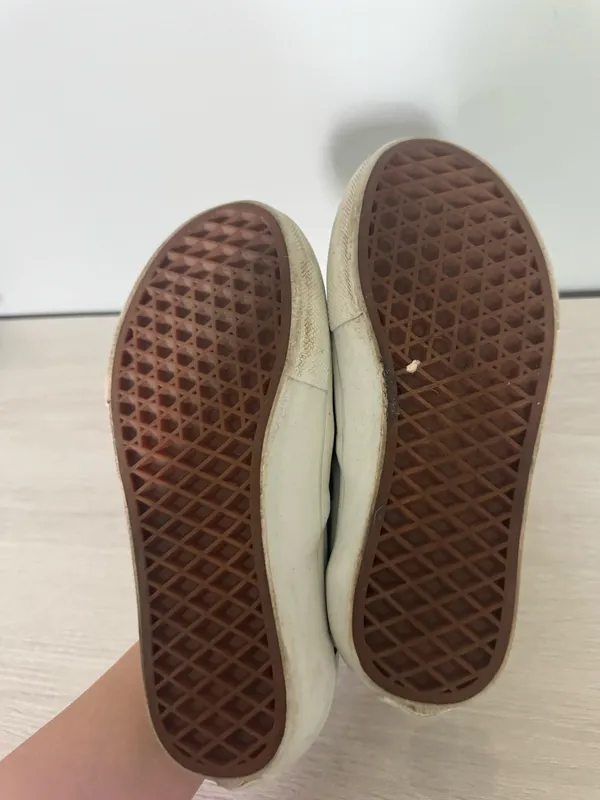 M3.5 W5 VANS Sneakers POP CUSH Slip On Skateboarding MINT GREEN BLK - Image 8