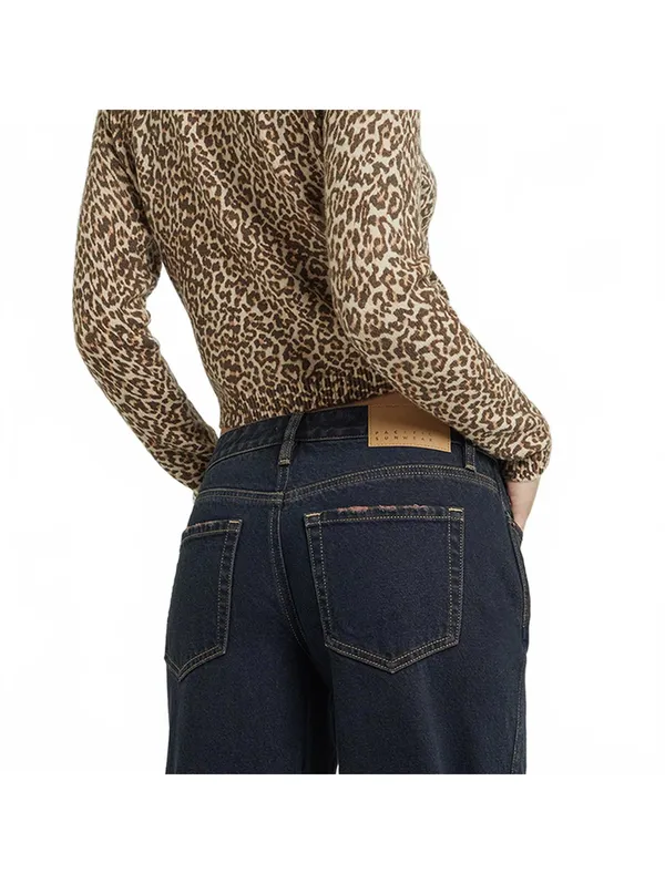 Pacsun Short Casey Low Rise Baggy Jeans Dark Indigo NWT Marli Size 31 Short - Image 5