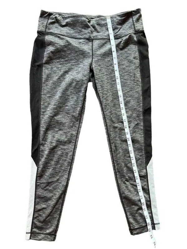 Athleta Colorblock Revelation Black Leggings Size XL - Image 6