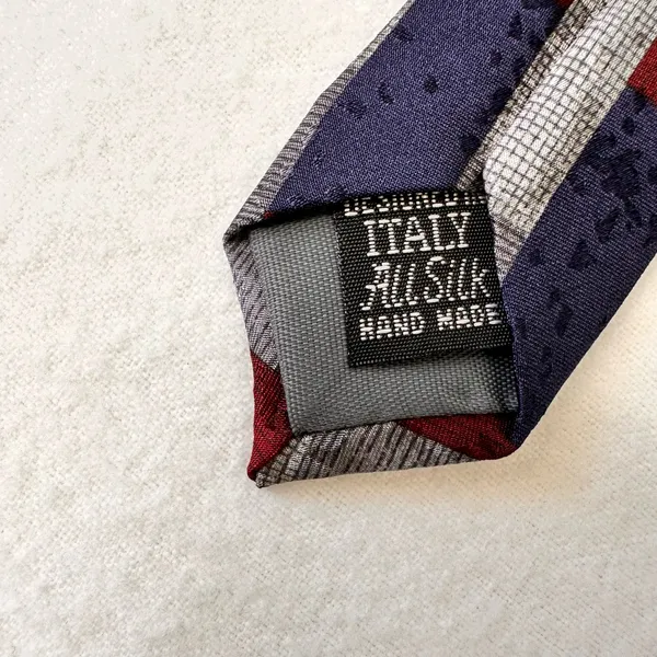 Giorgio Moreschi Men's Tie Geometry Silk Multicolor Classic Necktie Cravat acs - Image 6