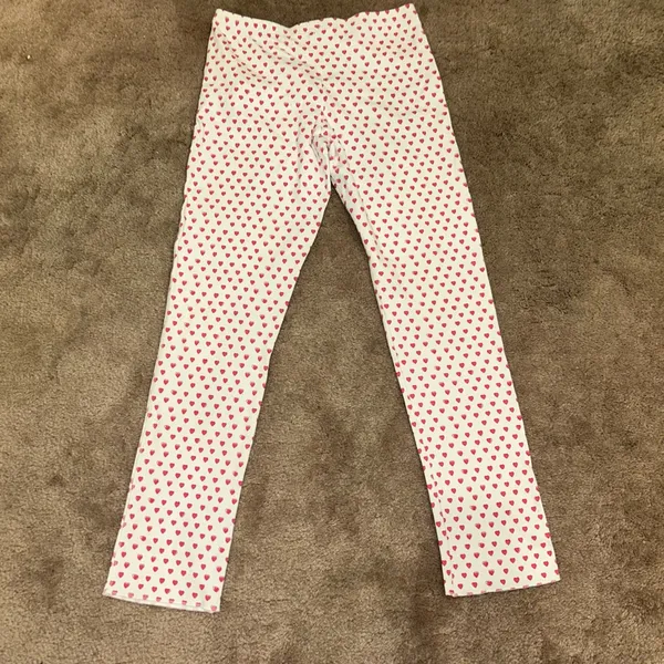 Roller Rabbit Preppy Pink Hearts m Cotton Pants and Henley Pajamas Set XS - Image 9