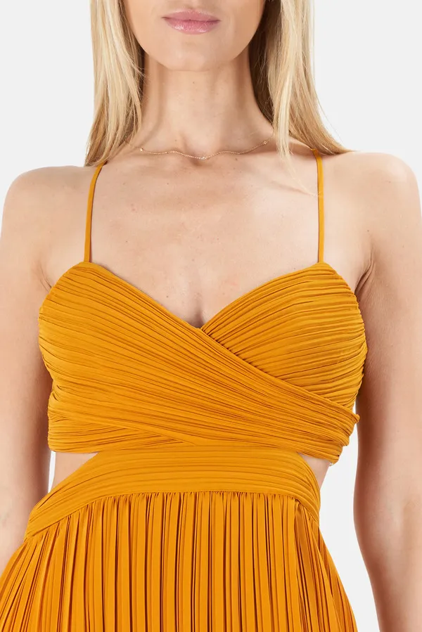 A.L.C. Sienna pleated midi dress - Image 4