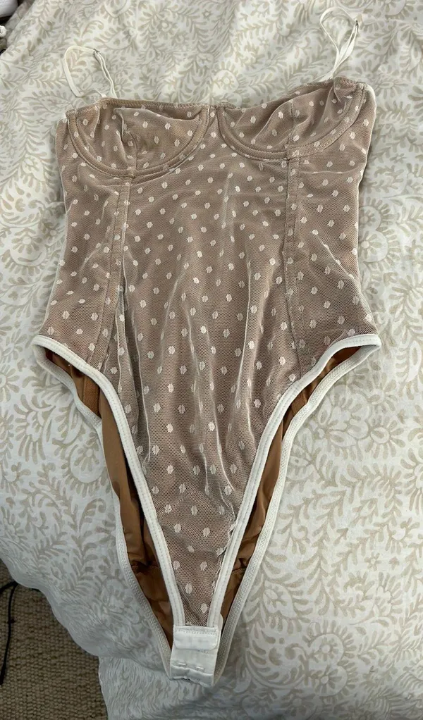 White fox women’s bodysuit  - Image 2