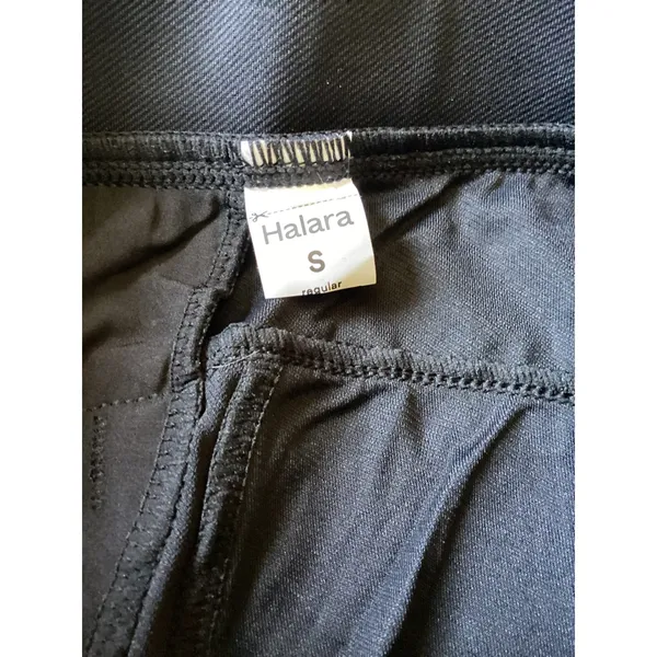 Halara NWOT High Waisted Pleated Joggers Navy Blue Tapered Athletic Pants S - Image 5