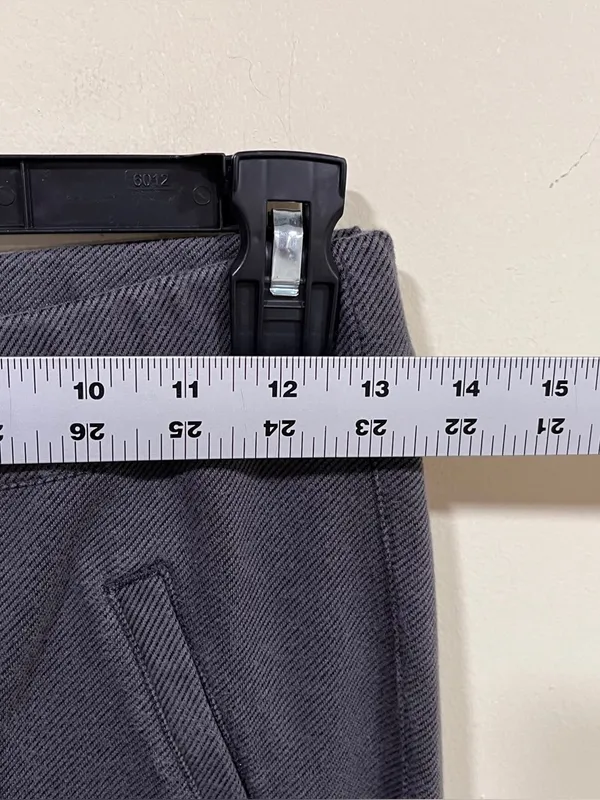 Anthropologie Women's XS Gray Pull on Cargo Pants Cotton Blend slip on - Image 2