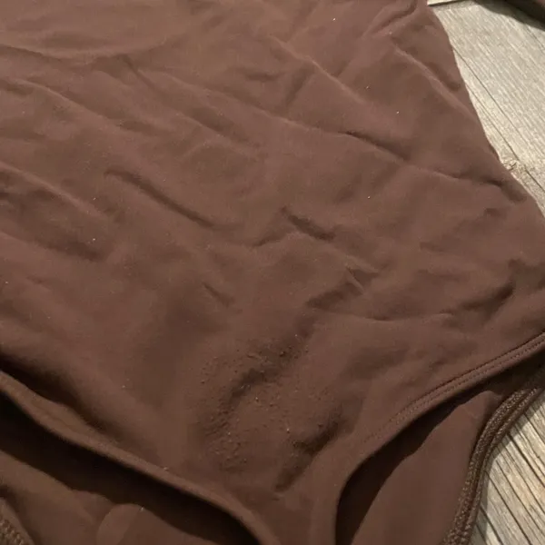 Babaton Contour Square Neck Bodysuit - Chocolate - Image 5