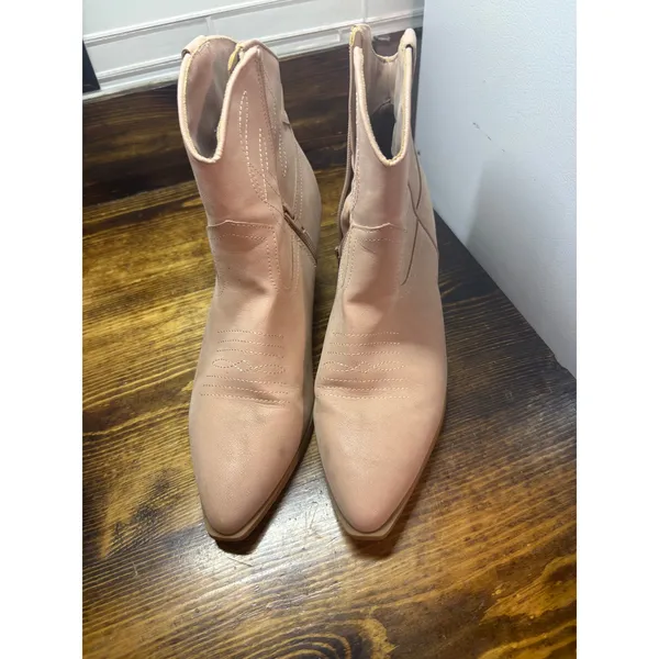 Maurices‎ Pale Pink Western Cowgirl Boots Size 10 - Image 3
