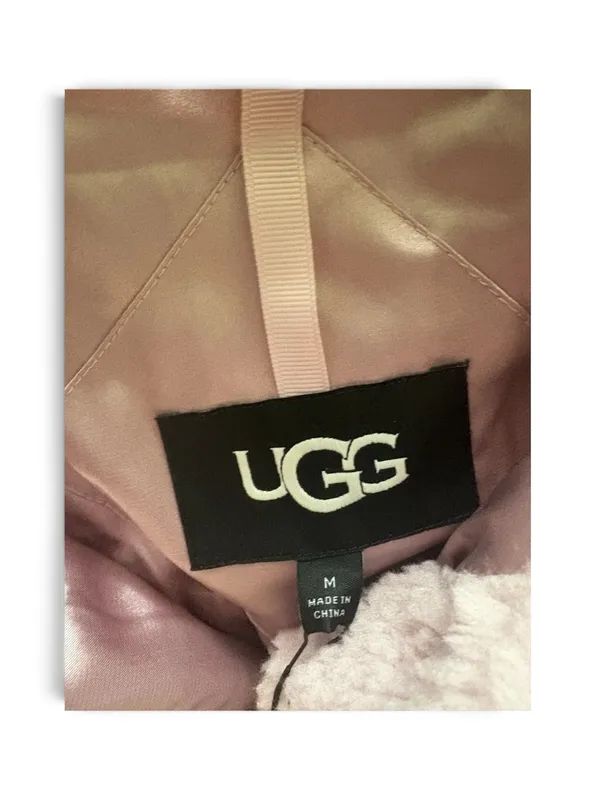 UGG Women Sherpa Jean Jacket in Pale Pink - Image 4