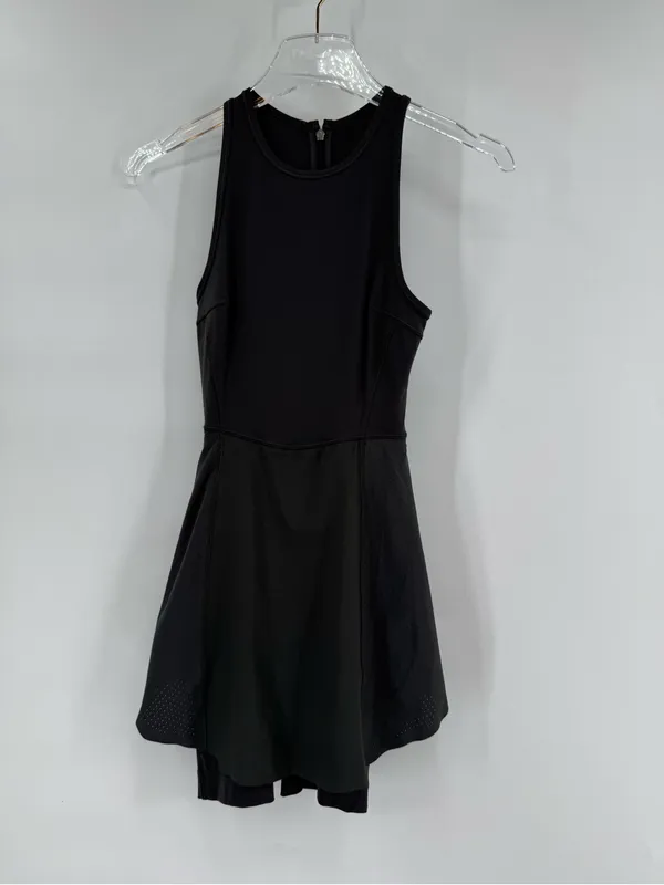 Lululemon Nulux Running Dress 8" Graphite Grey size 0‎ - Image 3