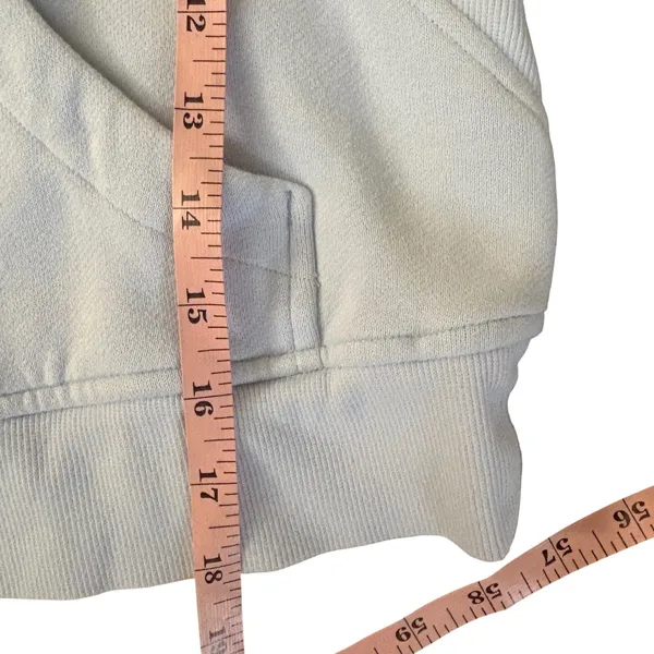LULULEMON‎ Scuba Oversized Half-Zip Hoodie Blissful Blue Size XS/S - Image 7