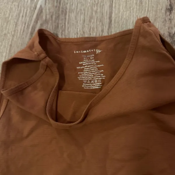 Intimately Free People Top Women’s small Burnt Orange Crop Compression High Neck - Image 2