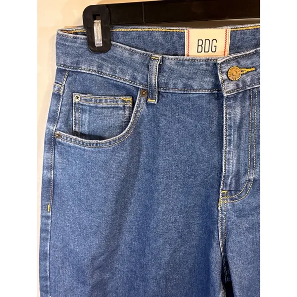 BDG‎ Urban Outfitters Womens High Rise Wide Leg Jeans Medium Wash Blue Size 28 - Image 2