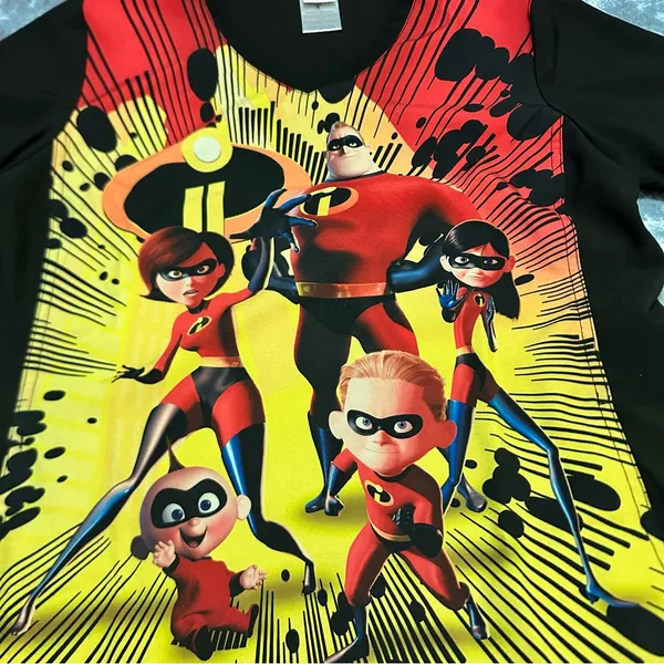 Disney The Incredibles Cherokee Scrubs Short Sleeve S - Image 6
