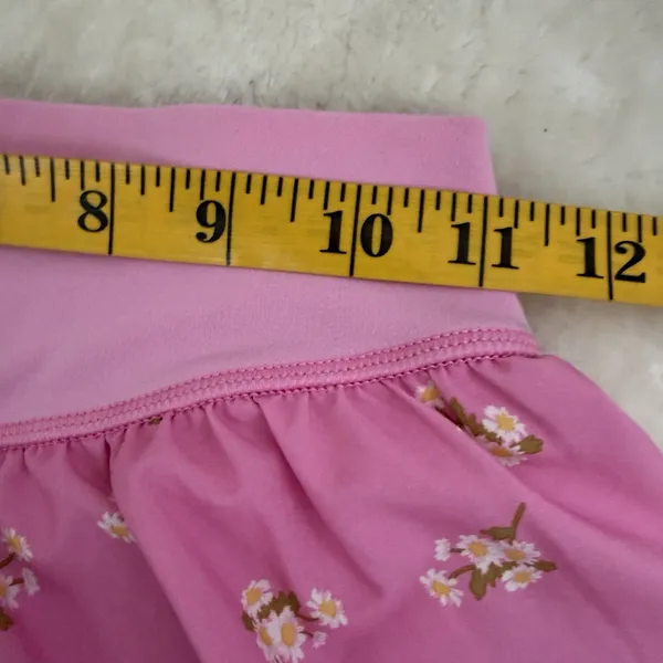 Offline By Aerie Nylon Running Shorts Womens L Lined Pink Floral Training Gym XS - Image 6