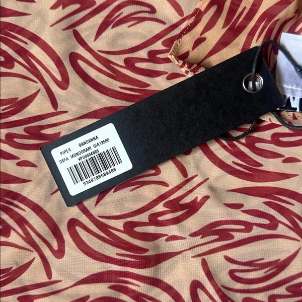 I.AM.GIA Pink and Cream Printed Bandana - Image 2