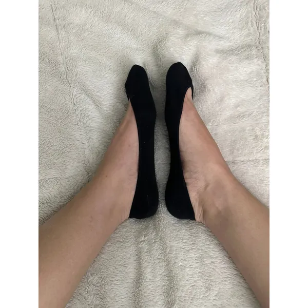 Black slip on work sock good for standing on your feet‎ all day - Image 3