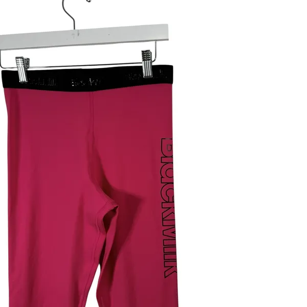 Black Milk Hot Pink High Waisted Leggings Active Gym Workout‎ Womens Medium - Image 3