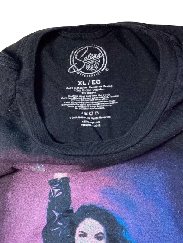 Selena Quintanilla Official Merchandise Tee | Size XL | 2019 - Image 5