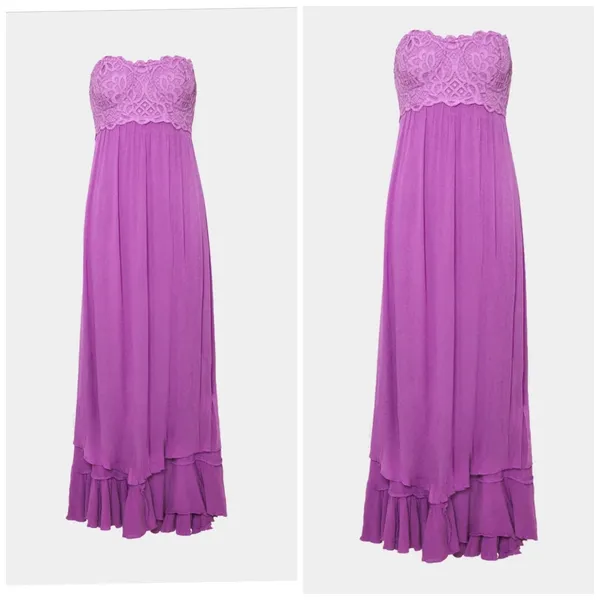 FREE PEOPLEAdella Corset Maxi Dress In beauty berry - Image 5