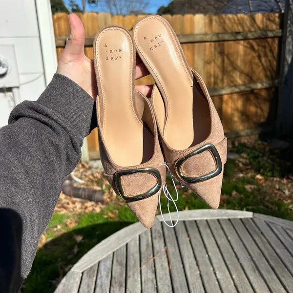 Women’s Larissa‎ Pointed Toe Mule Heels – A New Day size 6 classy casual - Image 6