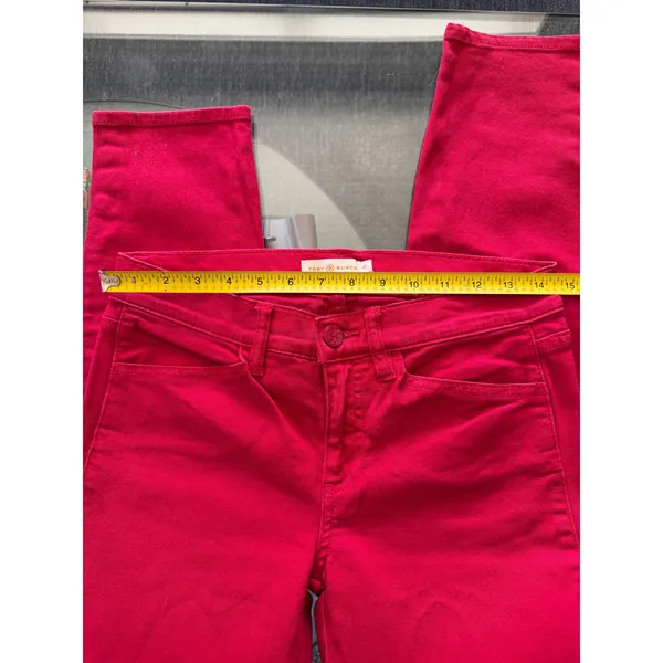 Tory Burch Pink Skinny Jeans Size 27 - Image 6
