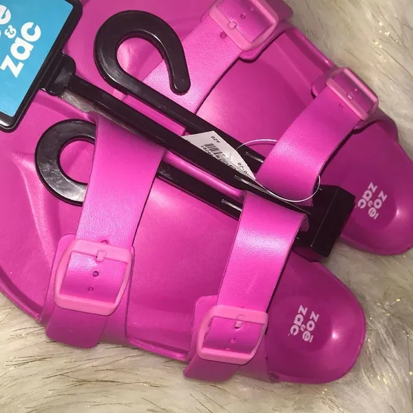 Zoe And Zac - NWT birk shoes hot pink slides 6 - Image 2