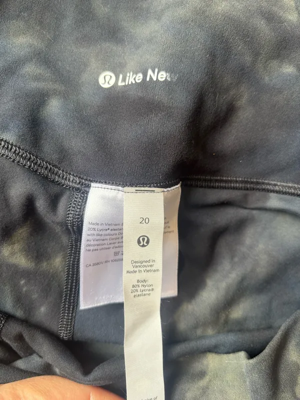 Lululemon Align Pant 25" *Diamond Dye Diamond Dye Graphite Grey Bronze Green 20 - Image 4