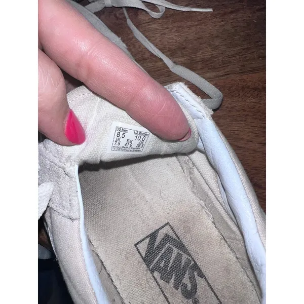 Vans Old Skool Men's 8.5/Women's 10 Skate Shoes‎ Gray Low Top Casual Sneaker - Image 7