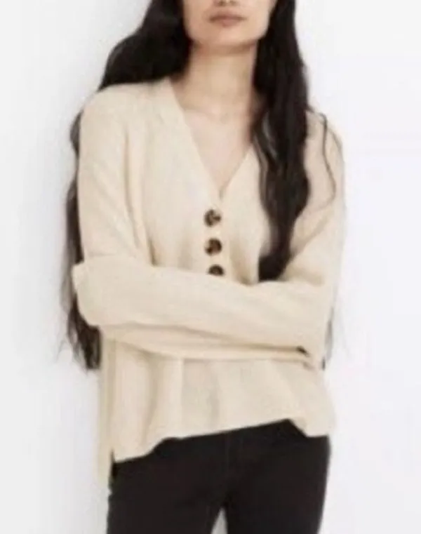 MADEWELL Ribbed Lyle Henley Sweater - Image 2